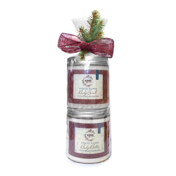 Tobacco Flower Body Butter & Scrub Gift Set