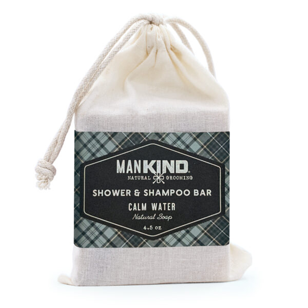 mankind Calm Water Shower & Shampoo Bar Soap