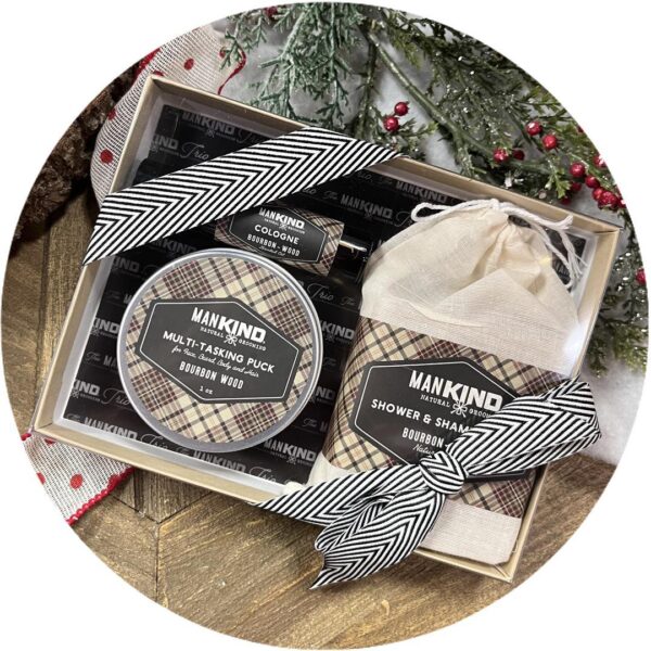 Bourbon Wood Trio Gift Set
